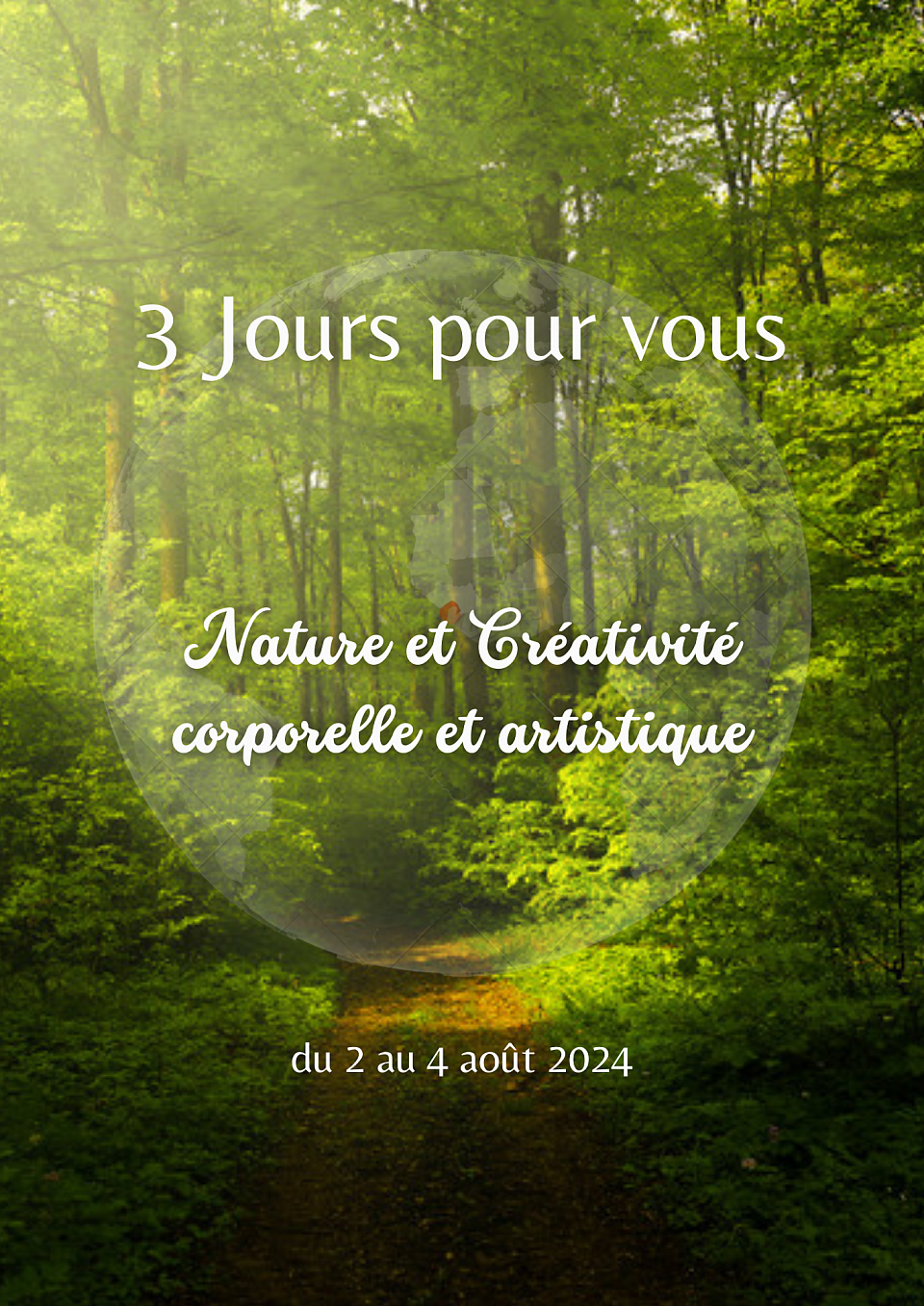 STAGE bien être été 2024 à LAVERNAT (72) au coeur de la forêt de Bercé